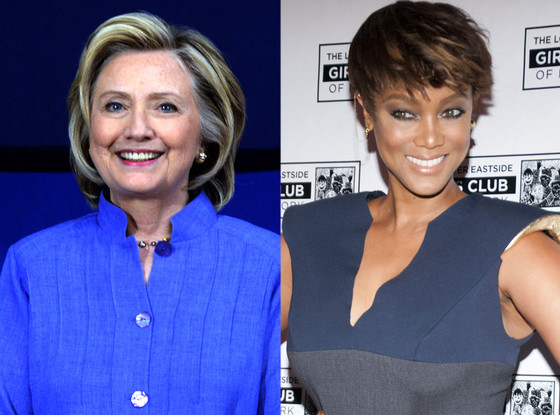Hillary Clinton, Tyra Banks Hillary Clinton, Tyra Banks